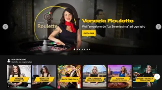 Tavolo di Venezia Roulette con croupier italiana e giochi dal vivo su BWIN Casino